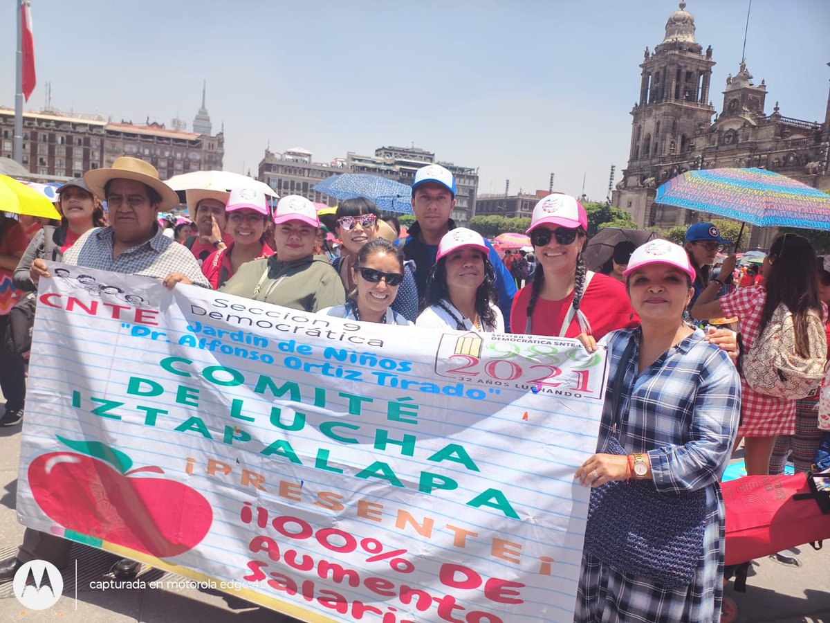 SEC9Cnte's tweet photo. Jardín de Niños Dr Alfonso Ortiz Tirado
 #PreescolarPresente #ParoIndefinidoCnte #Seccion9CNTE @Claudiashein @epigmenioibarra @Hacienda_Mexico @JesusRCuevas @Letamaya @GobiernoMX @lopezobrador_ https://t.co/LYMOr5Y3NF