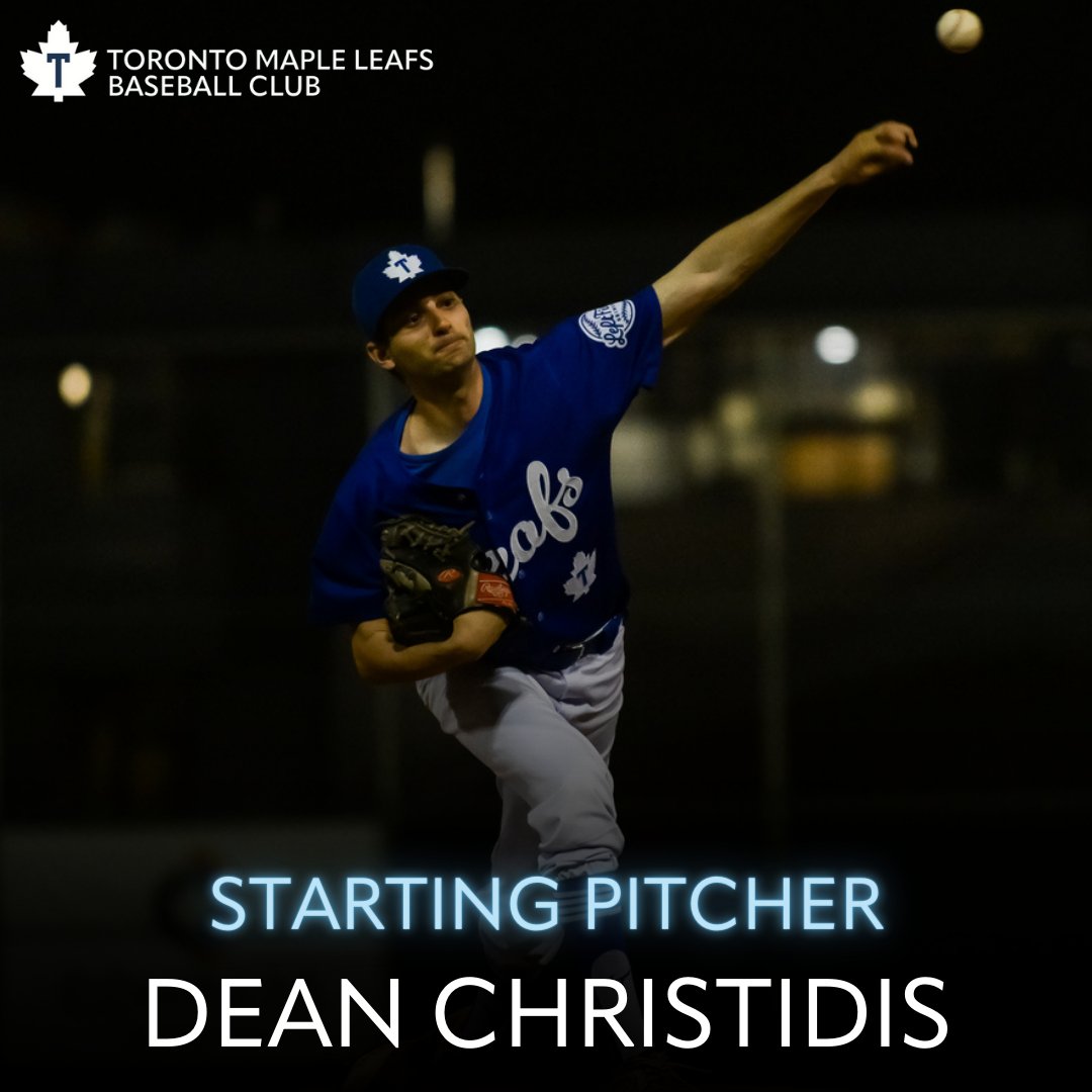 Join us in congratulating Dean Christidis on his first start of the season in today's away game in Hamilton! 🎉⚾️ GO LEAFS GO!!!!