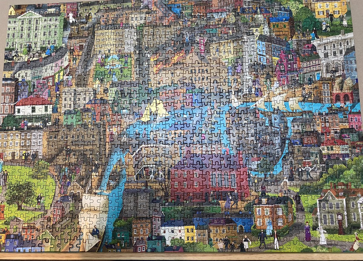 Done and dusted. Laurence King’s 1000-piecer The World of Charles Dickens is just the sort of puzzle I most enjoy - lots of color and detail.