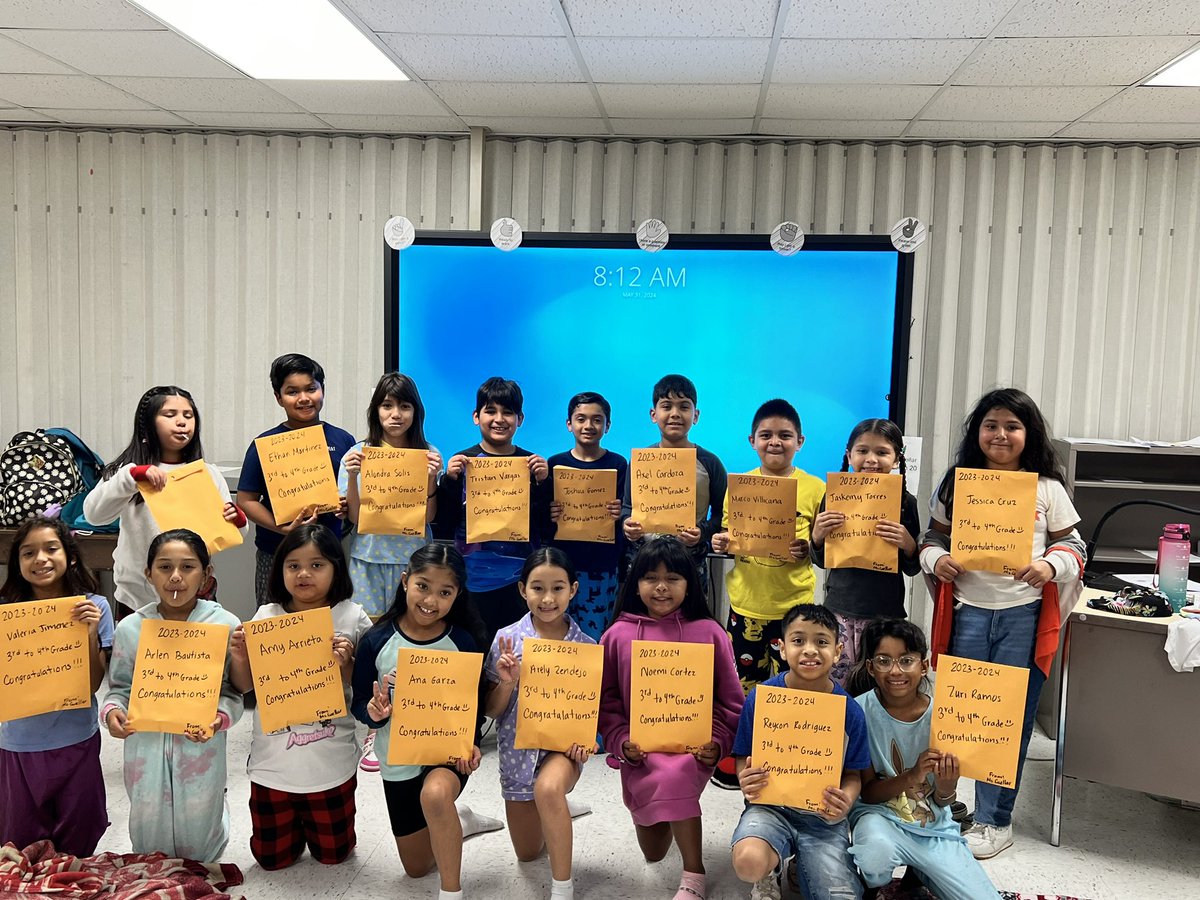 Last day of 3rd grade for these little ones. Off to 4th grade they go! I am so proud of all their hard work! <a href="/warriors112/">Wilson Elementary</a> <a href="/Wilson3rdGrade/">3rd grade</a> <a href="/Erikardz11G/">Erika G. Garcia</a> <a href="/Karime_Flores7/">Karime Flores</a>
