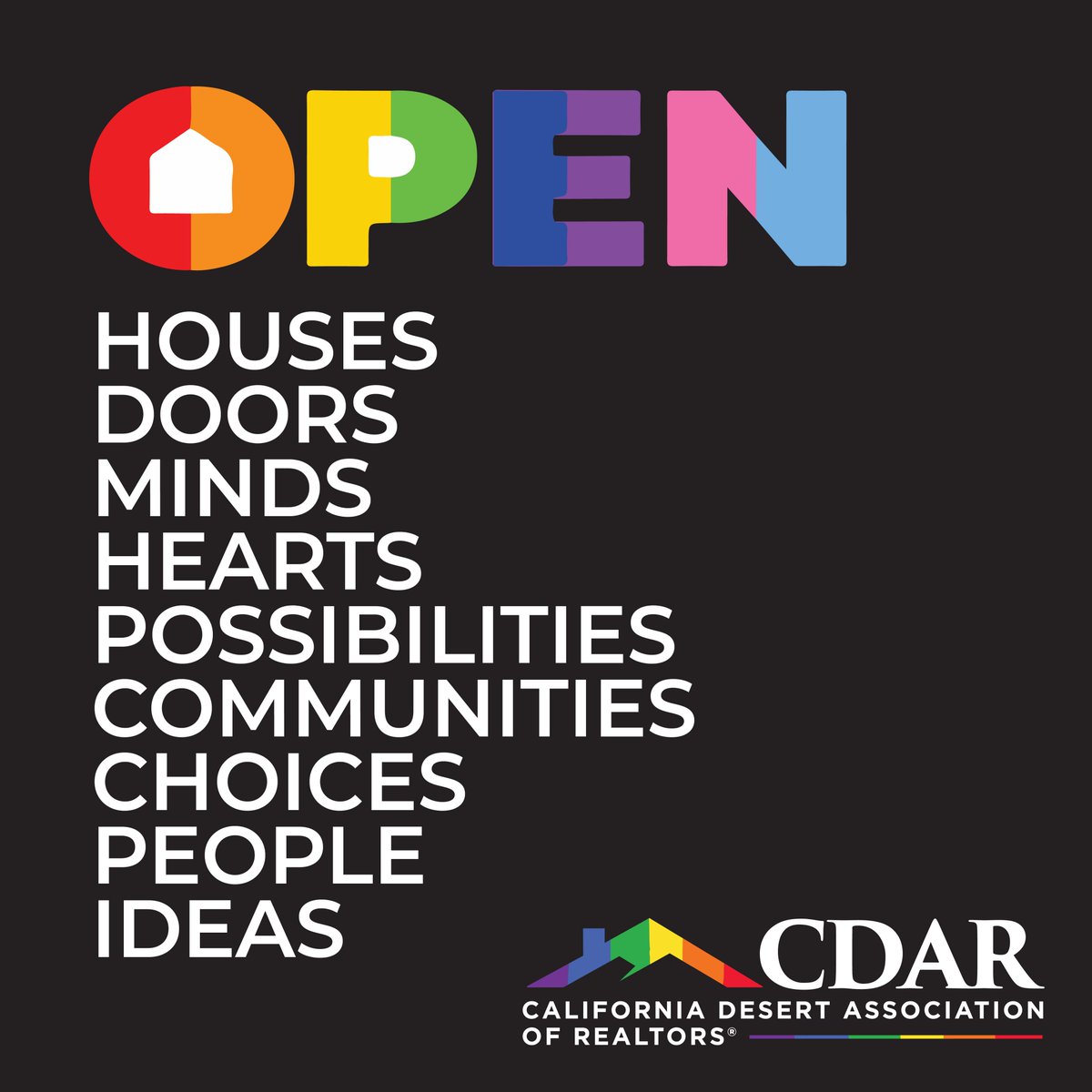 cdaronline's tweet photo. June marks the beginning of LGBTQ+ Pride Month and National Homeownership Month. This month, we celebrate equal rights for all individuals, regardless of sexual orientation or gender identity, and emphasize the significance of homeownership for everyone.

#pridemonth #realestate https://t.co/VpBSIHL12Z