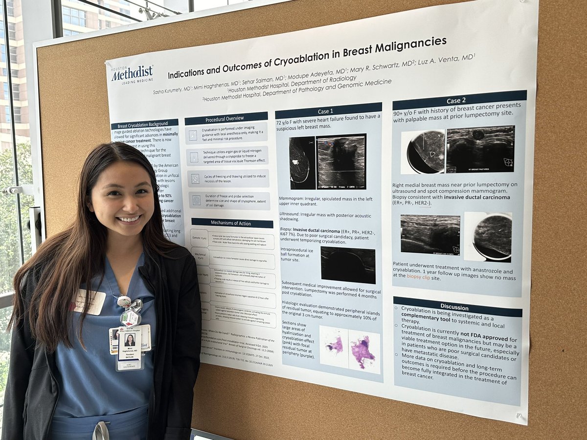 Proud of our residents Mimi Haghshenas,  <a href="/SKurumety/">Sasha Kurumety, MD</a> and Sehar Salman presenting at Houston Methodist GME research day