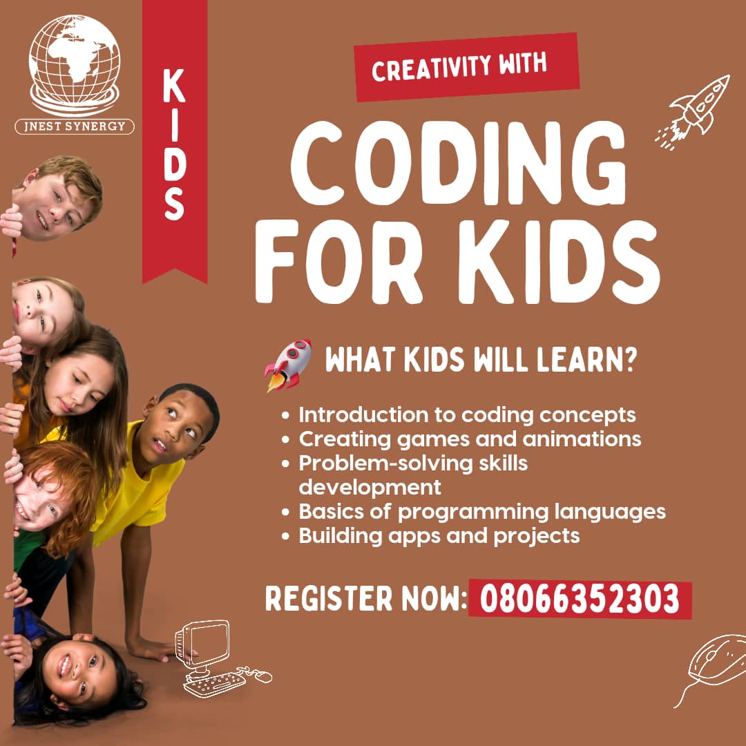 JnestSynergy's tweet image. Empower the next gen with coding skills! 🤓 At Jnest Synergy, we believe coding unlocks creativity, problem-solving & future career opportunities. DM us to learn more & schedule a free trial session! #CodeForKids #STEMeducation #FutureReady#jnestsynergy