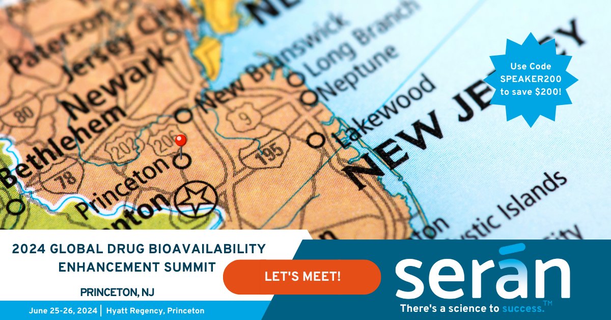 <a href="/SeranBioScience/">Serán Bioscience, LLC</a> will be presenting at and sponsoring this year's Global Drug Bioavailability Enhancement Summit. Connect with us to arrange a time to meet. Erica Schlesinger, PhD will be giving a talk on "Strategies for ASD Formulation Development".