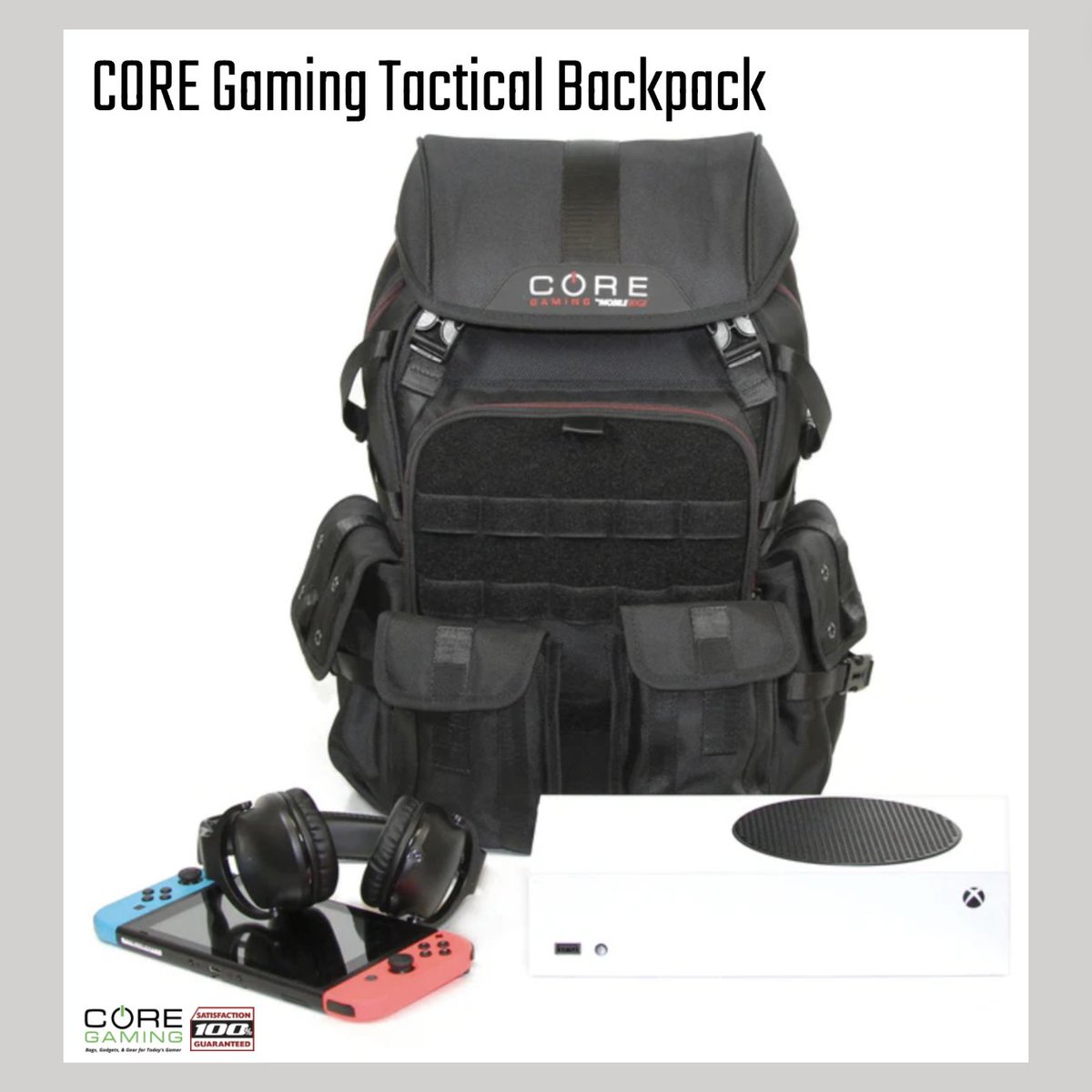 The CORE Gaming Tactical Backpack is for gamers who take gaming and protecting their gear seriously😎 Shop now👇 hubs.li/Q02xG2ms0 . . #COREgaming #gamingbackpack #tactical