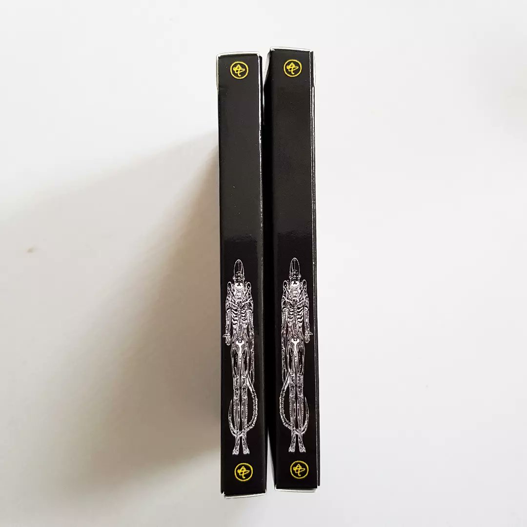HutesonRoy's tweet photo. Freshly minted STRANGE FORM Tarot deck. 22 major arcana cards exploring the narrative of the movie Alien. 
⭐
#shoplinkinbio https://t.co/hbuuOLCMo1