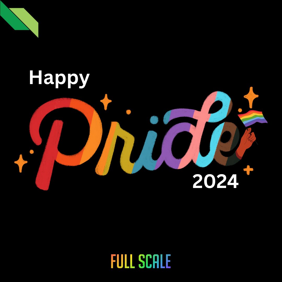 fullscalekc's tweet image. Inclusivity is the heart of our success. 🌈 At FULL SCALE, we celebrate the diversity in our team and foster equality to create innovative solutions for ALL. Happy Pride Month! #FullScaleROCKS #PRIDE2024
