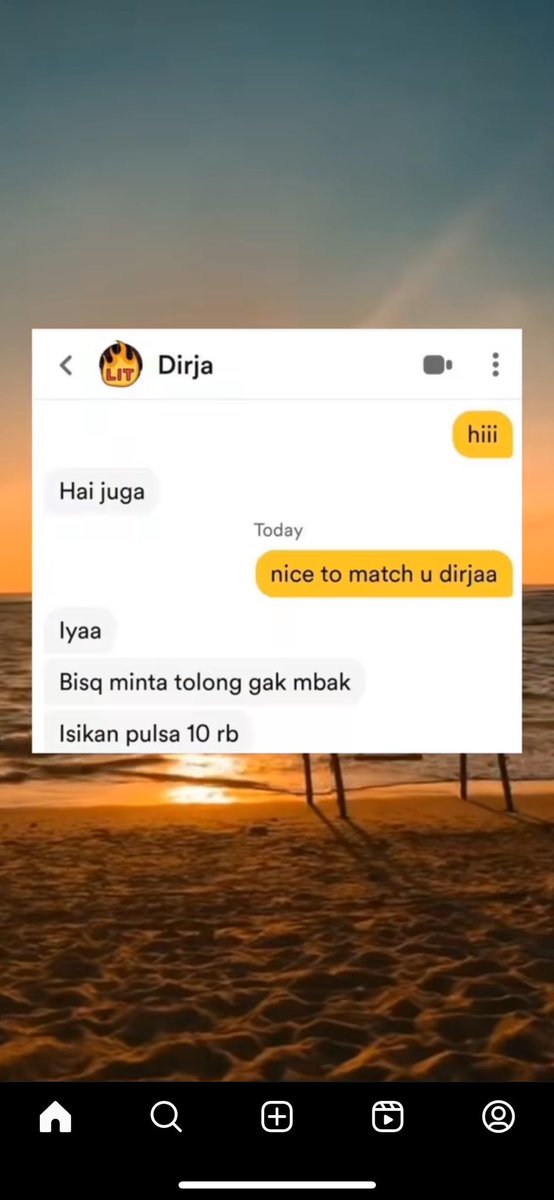 Kumpulan chat random netizen yg bikin ngakak. 🤣

-a threead