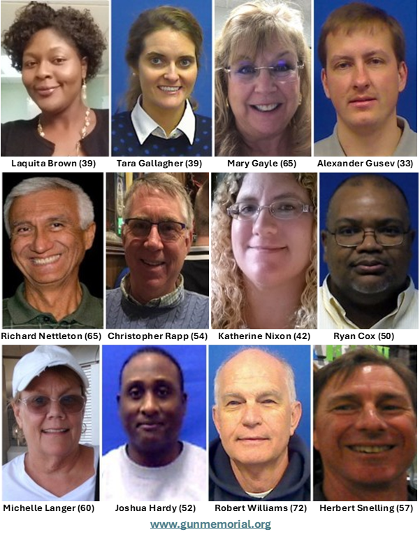 (🧵1/24) On this date (May 31) in 2019, a disgruntled city employee and former National Guard member shot 16 people, 12 fatally, at a municipal building before being killed by police (Virginia Beach, Va.): 💔😡💔#GunSenseNow 
en.wikipedia.org/wiki/2019_Virg…