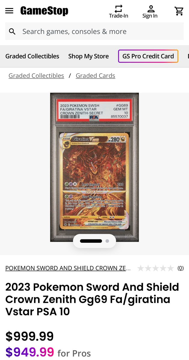 GamingLegends23's tweet photo. I don’t even know what to say…other than this should probably be illegal @CardPurchaser #thehobby #pokemon #tcg #thehobby #gamestop https://t.co/SjPfEWIWfh