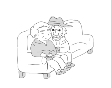 cupTWOst's tweet photo. wintersberg i drew on stream today #ethanwinters #karlheisenberg #wintersberg https://t.co/ZecCAKEZAr
