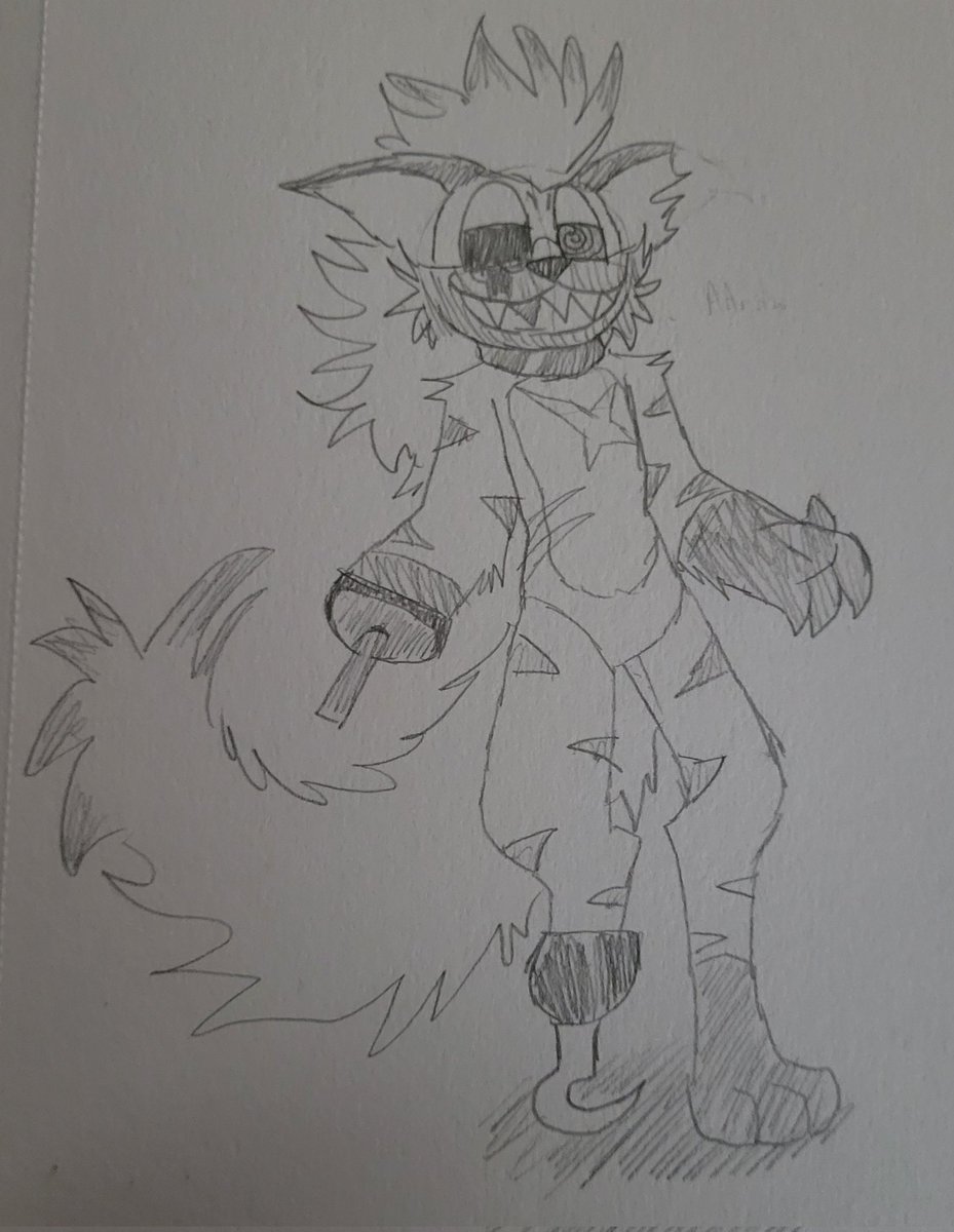 Im making an oc for the #ReEducationAU!

Meet Aardwolf-B-Chest! Hes a Re-Ed Clone of Arrrrty Aardwolf! 

The Re-Education AU was made by @/BriBrithefox1!

#LunarEclipseAU
#SmilingCrittersOC
#SmilingCritters