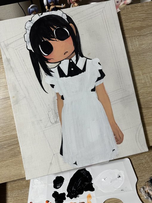 「short sleeves white apron」 illustration images(Latest)