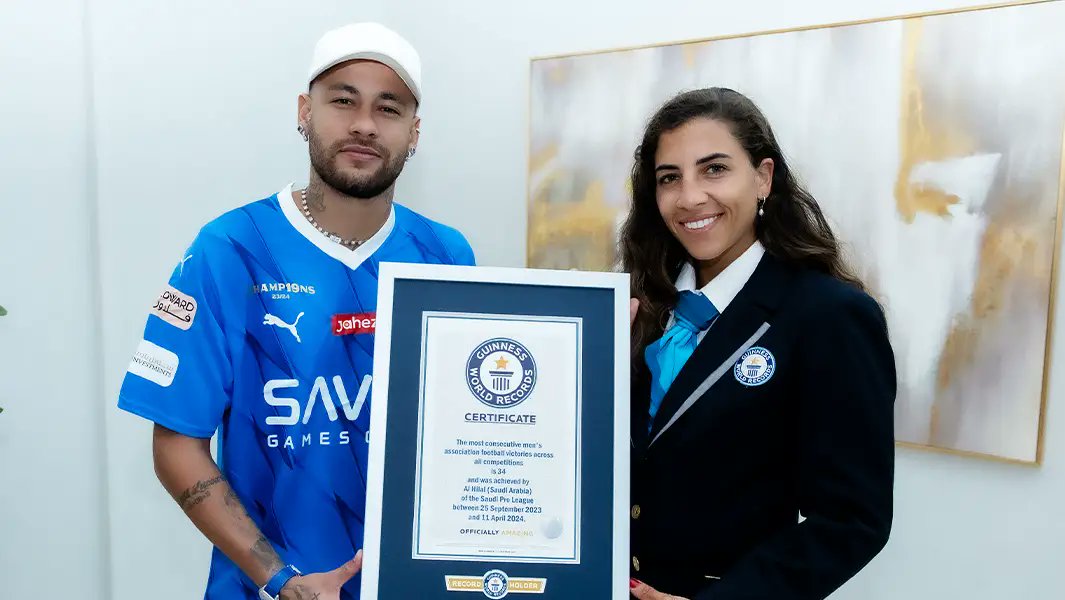 #Neymar
Neymar’s Al Hilal celebrate record-breaking season with fans at Kingdom Arena