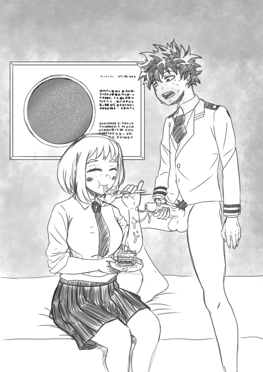 StudioHiwaga's tweet photo. Ochako enjoying a sweet birthday cake!! Extra frosting!! First commission I have gone back to work on after being busy, Sorry it’s late. (Commissioned by @soundwave10000) Will be working on the other commissions I have pending, stay tuned! #Myheroacademia #僕のヒーローアカデミア https://t.co/voBBLlZpSO