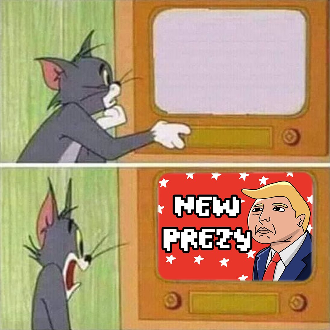 PrezyRun's tweet photo. How it will be in November once $TREMP wins the $PREZY Run https://t.co/yOlvce4l4B