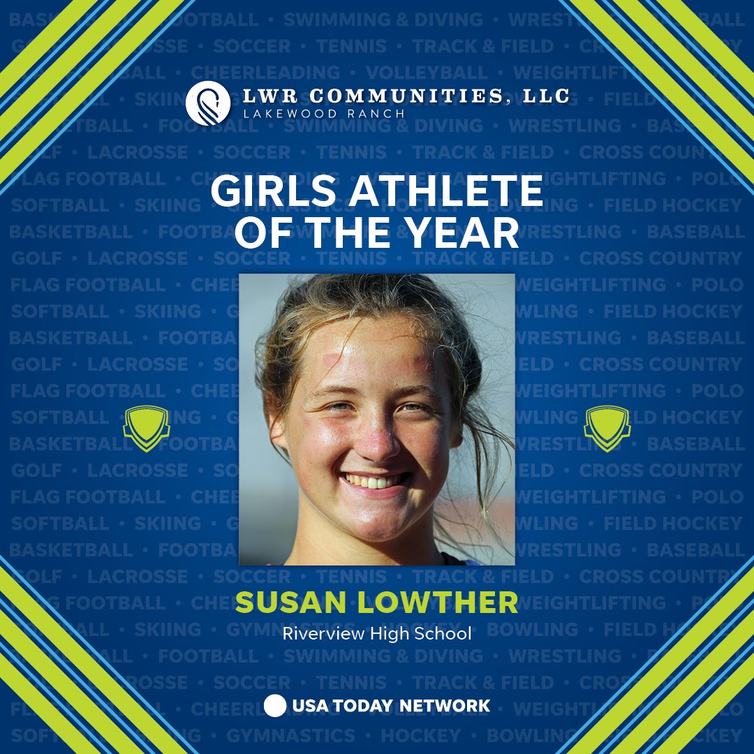 Herald-Tribune sports (@htpreps) on Twitter photo Congratulations to Riverview High’s Susan Lowther for winning Girls Athlete of the Year at the Sarasota-Manatee High School Sports Award <a href="/Riverview_HS/">Riverview HS</a> <a href="/HeraldTribune/">Sarasota Herald-Tribune</a> Congratulations to Riverview High’s Susan Lowther for winning Girls Athlete of the Year at the Sarasota-Manatee High School Sports Award <a href="/Riverview_HS/">Riverview HS</a> <a href="/HeraldTribune/">Sarasota Herald-Tribune</a>