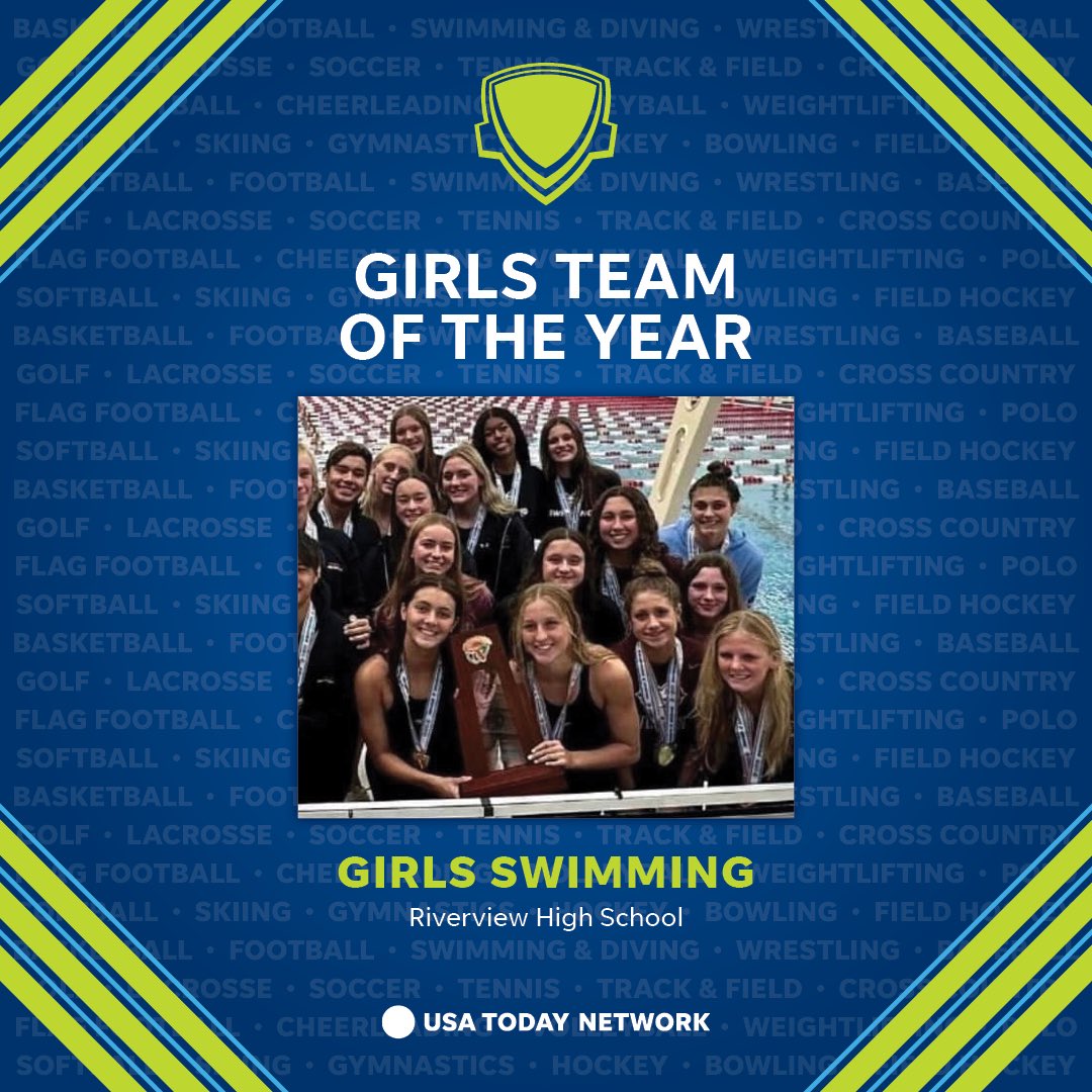 Herald-Tribune sports (@htpreps) on Twitter photo Congratulations to the Riverview High Swim Team for winning the Girls Team of the Year at the Sarasota-Manatee High School Sports Award
<a href="/Riverview_HS/">Riverview HS</a> <a href="/RHSramNation/">Riverview Rams Athletics</a>
<a href="/HeraldTribune/">Sarasota Herald-Tribune</a> Congratulations to the Riverview High Swim Team for winning the Girls Team of the Year at the Sarasota-Manatee High School Sports Award
<a href="/Riverview_HS/">Riverview HS</a> <a href="/RHSramNation/">Riverview Rams Athletics</a>
<a href="/HeraldTribune/">Sarasota Herald-Tribune</a>