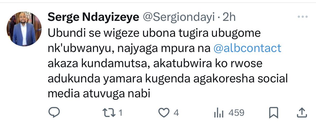 Wowe nande? Ariko sha wagiye ureka kwikina wa gisambo we? Ese ko njyewe tutarahura ngo nkwereke?