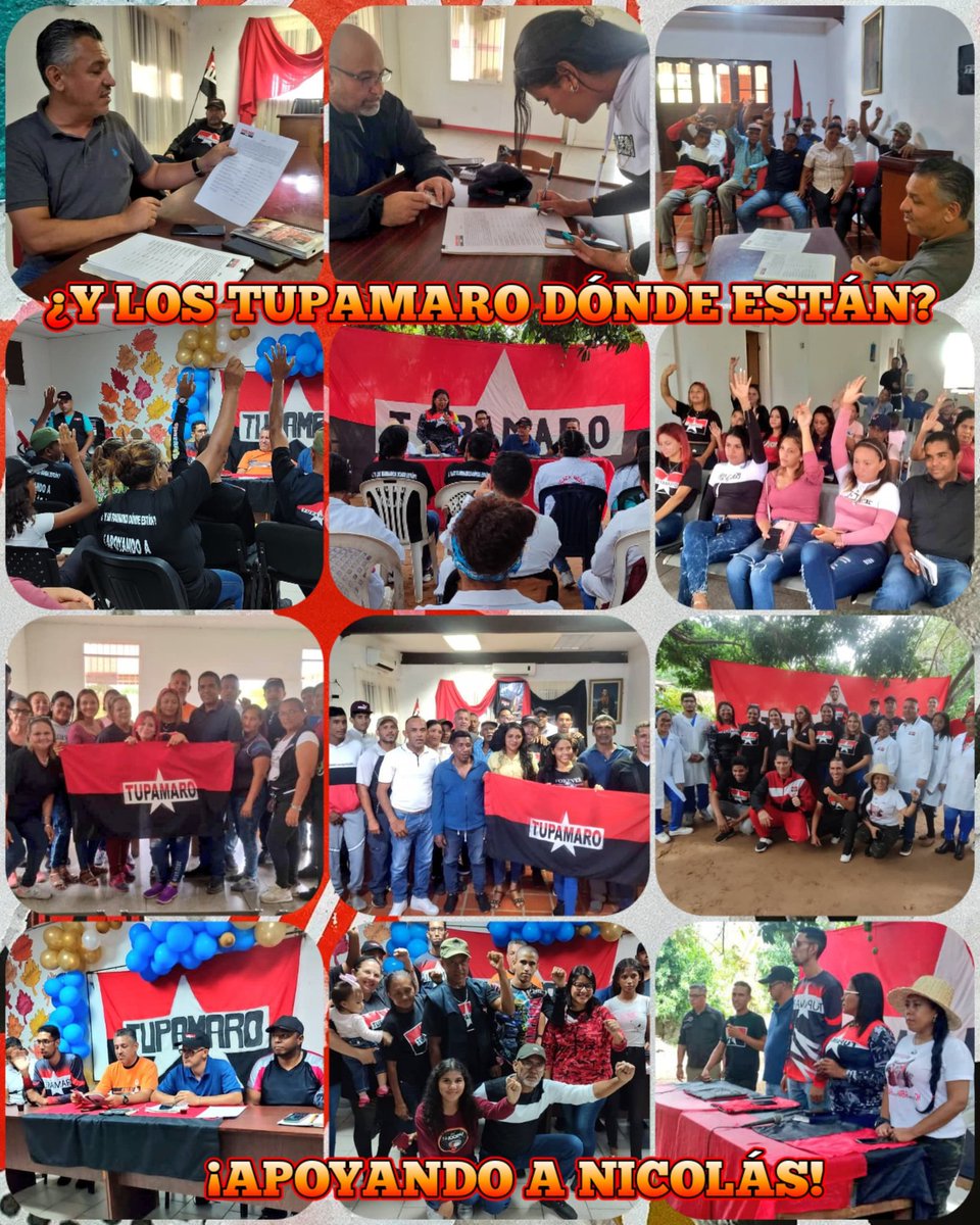 Y seguimos los TUPAMARO en las calles apoyando a @NICOLAS MADURO. Para la victoria este 28 de julio. COn las estructuras adecuadas con el Director nacional del partido TUPAMAARO. Rumbo al triunfo venceremos y lucharemos.# Anzoategui MRT3 presente.🤝
