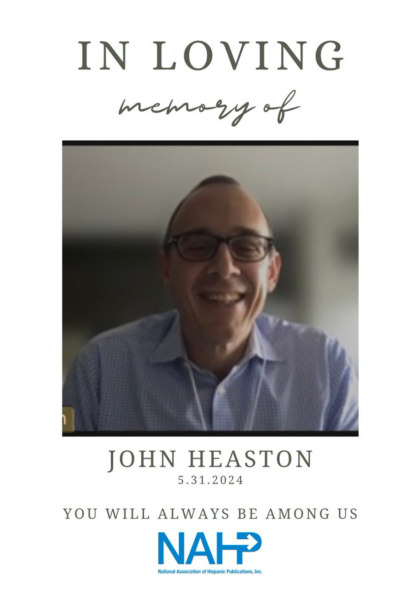 It’s with much sadness that we share the following news; we were informed that John Heaston passed away this morning after a long battle with Leukemia. John was the Publisher at El Perico/The Reader in Omaha, Nebraska.