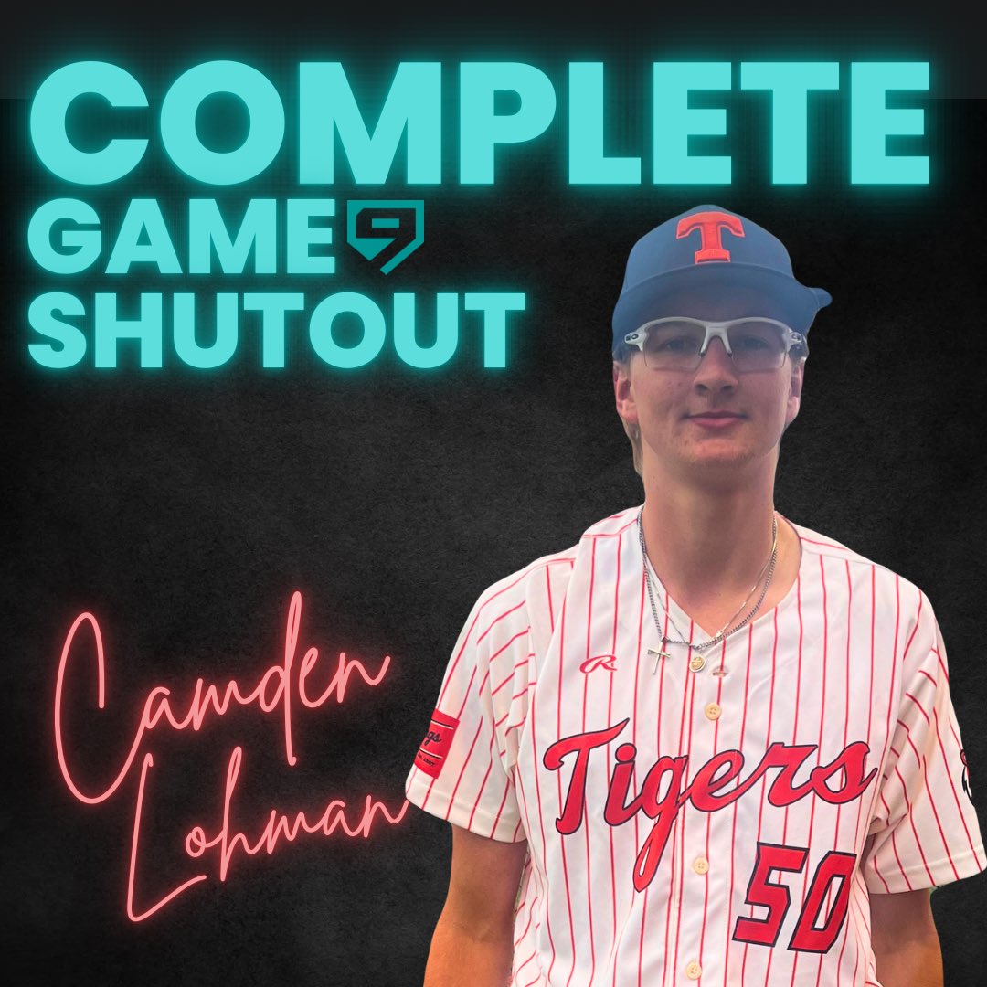 🟠6’4 RHP @MizzouBaseball Commit Camden Lohman dominates on the hill. Fastball up to 89 MPH @stltigers 𝟕 𝐈𝐏 𝟐 𝐇 𝟎 𝐑 𝟏𝟏 𝐊 #Play9WithUs | #ScoutGames