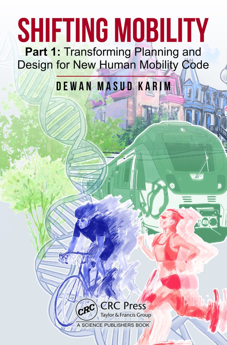 Com_Mobility's tweet photo. The story of new mobility pattern is written in my new book - "Shifting Mobility." Like our biological DNA, everybody has "Mobility DNA" when we move in cities.

The first new evidence is 50% of all trips are always walking in every city. It's a constant.

https://t.co/AUfMCIQenc https://t.co/H5LeFXUIkO