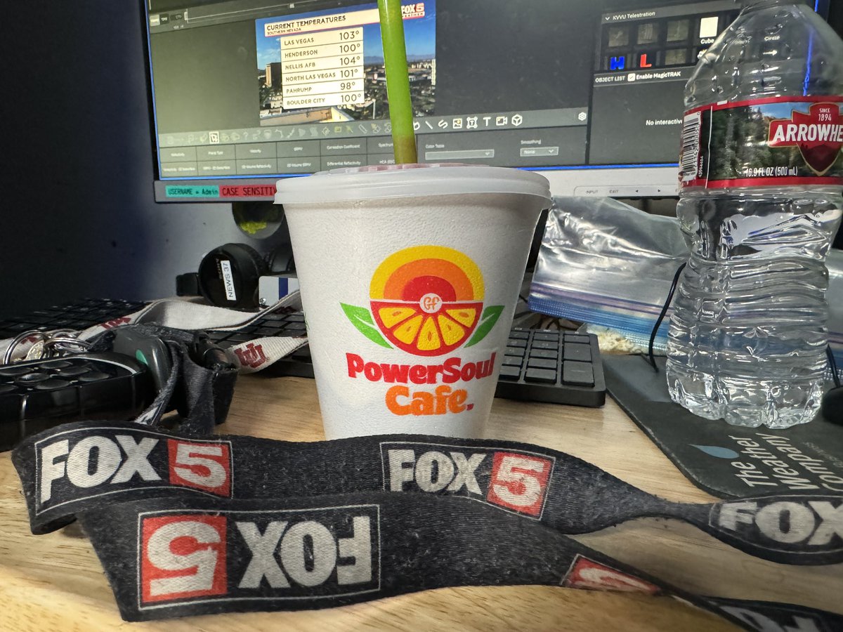 Thank you <a href="/powersoulcafe/">PowerSoul Cafe</a> for the smoothie delivery. Much needed on this record-matching 104° day!!!