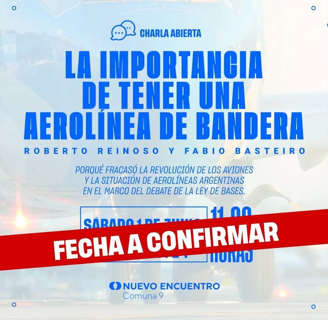 Comuna9NE's tweet photo. ⚠️CHARLA POSTERGADA ⚠️

Dado el doloroso fallecimiento de la querida Norita Cortiñas, posponemos la actividad de mañana.

Próximamente confirmaremos nuevo día y horario. https://t.co/xw0eek54Av