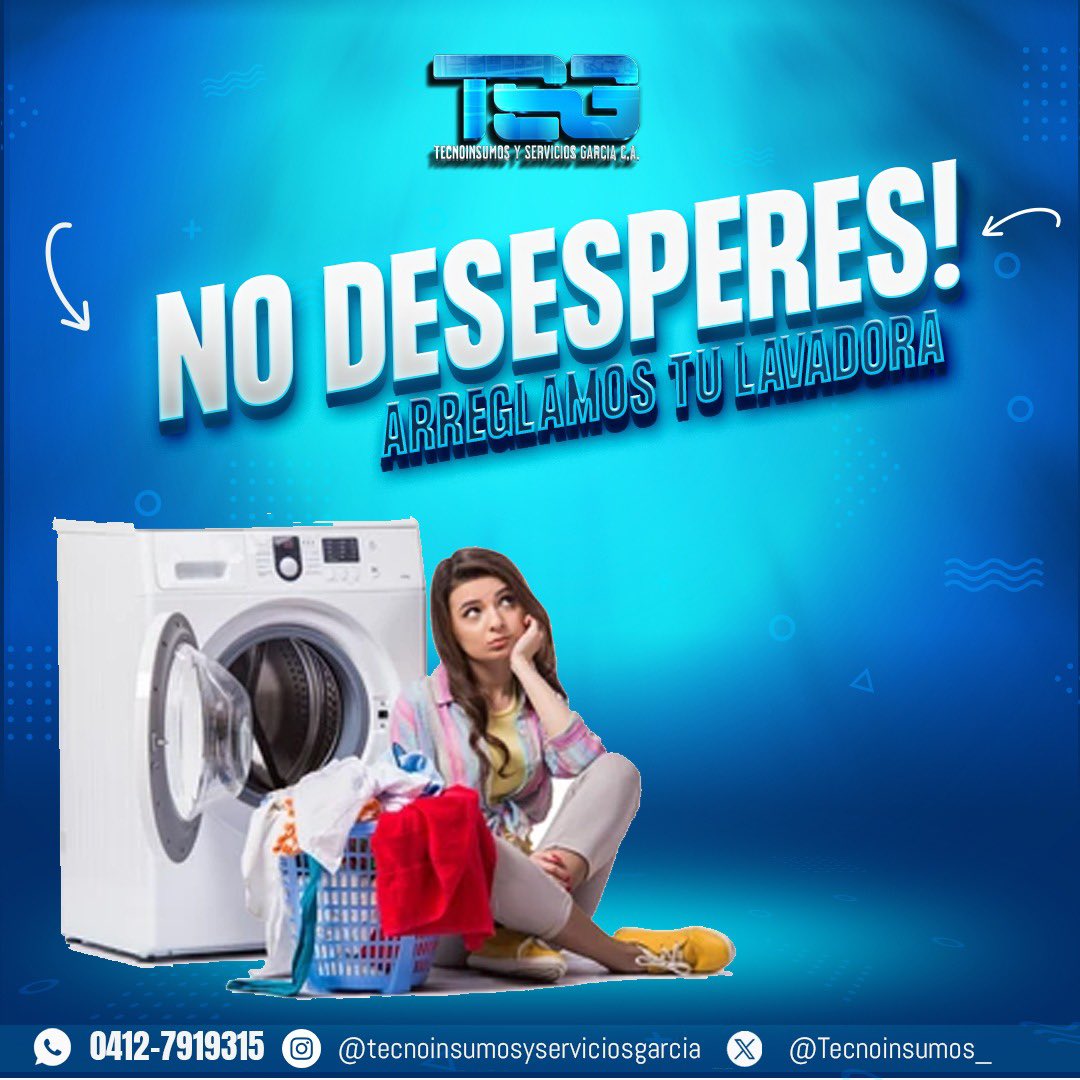 Alexa Gómez (@alexagomezdos) on Twitter photo En <a href="/Tecnoinsumos_/">Tecnoinsumos y Servicios García CA</a> contamos con el personal técnico capacitado para hacerle mantenimiento a tus electrodomésticos. Evita que se deterioren tus equipos. Si estás en Barquisimeto recibirás una visita técnica gratis. Contáctanos 📲 En <a href="/Tecnoinsumos_/">Tecnoinsumos y Servicios García CA</a> contamos con el personal técnico capacitado para hacerle mantenimiento a tus electrodomésticos. Evita que se deterioren tus equipos. Si estás en Barquisimeto recibirás una visita técnica gratis. Contáctanos 📲