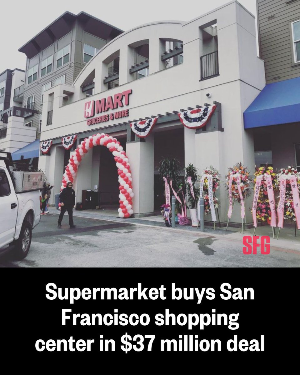 H Mart, a popular Korean grocery chain, opened its first SF outpost at the same shopping center it purchased earlier this month.

📝: trib.al/XJoXr7T