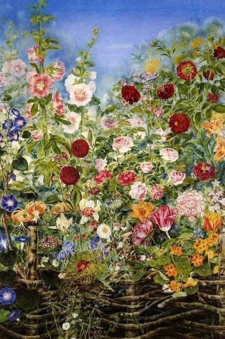 Kateryna Vasylivna Bilokur
The Flowers Behind the Fence, 1935