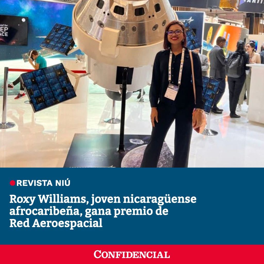 Williams que actualmente es coordinadora regional de Norteamérica, Centroamérica y el Caribe para Space Generation Advisory Council, se plantea completar los estudios universitarios y obtener una maestría para luego buscar ser parte de la NASA. ➡️ buff.ly/3wP2zP4