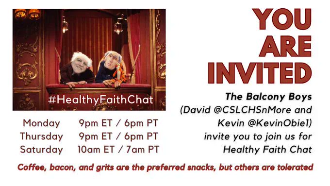 We will be discussing the first 12 verses of 1 Peter chapter 3. Everyone is welcome... #HealthyFaithChat