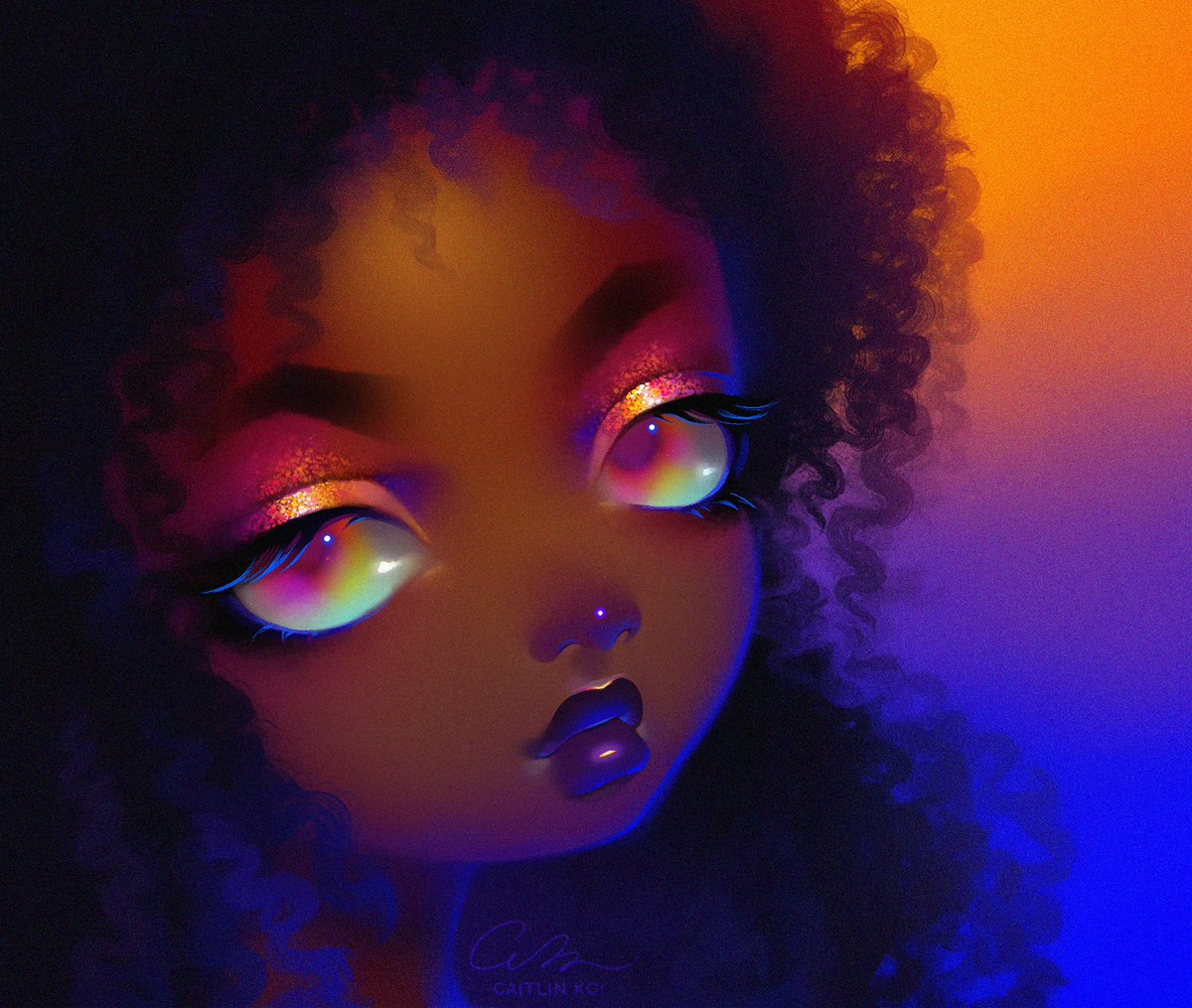 caitlinkoi_art's tweet photo. ACTUAL art vs ACTUAL artist ✨ https://t.co/y6grtXHPId