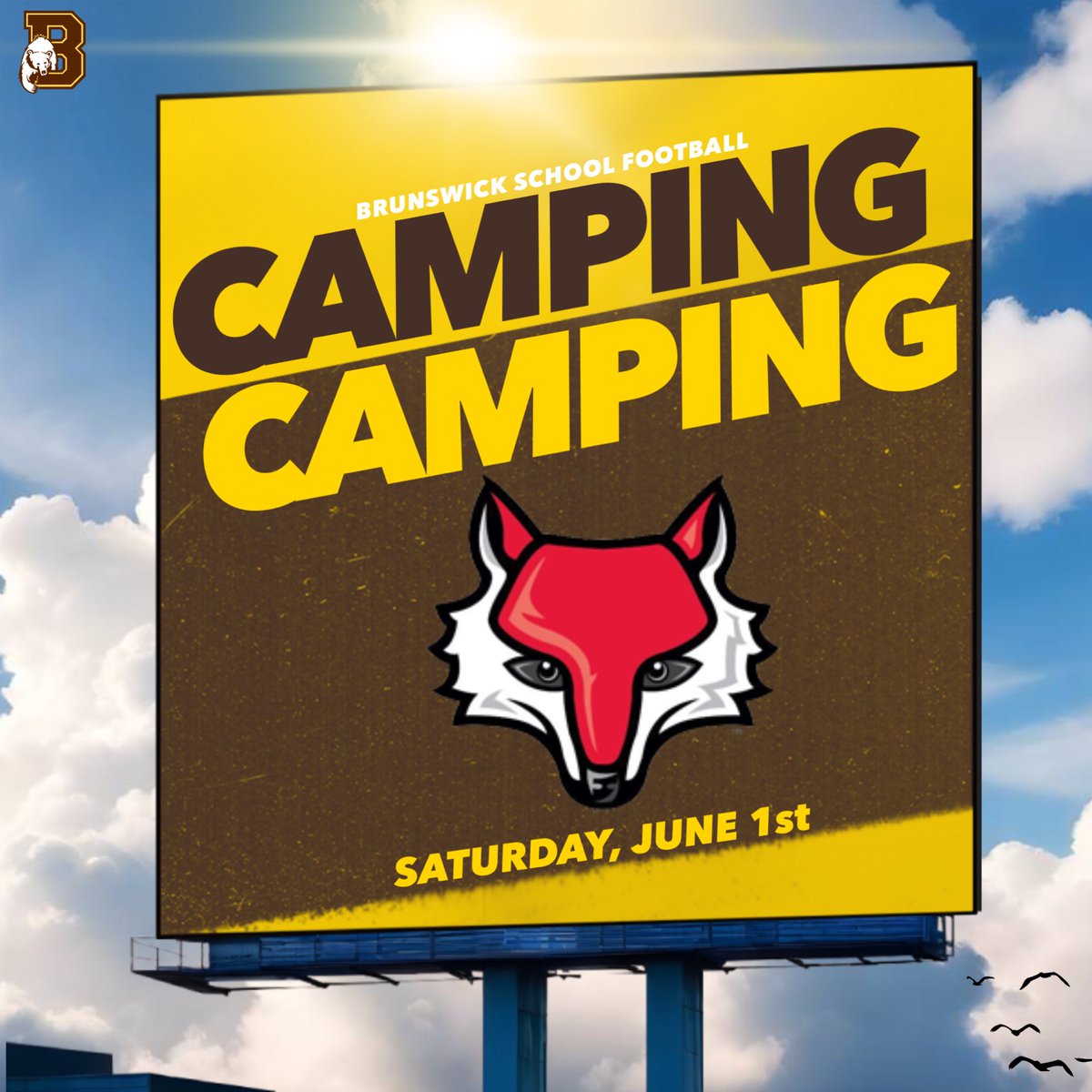 ⛺️ BRUINS GONE CAMPING ⛺️

Coaches at Marist Exposure Camp tomorrow, be on the lookout for a few @Wick_Football_ players that will in attendance!

AM session 
‘27 WR - @noah_park1

PM session
‘25 ATH - @NoisetteJaylen (walk up)
‘26 OL - @owenswen75
‘26 OL - @SeanBern424 (walk up)