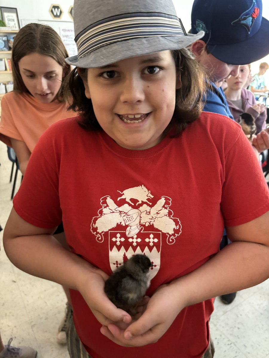 We had some little visitors in 604 @GPVanierJH this afternoon! Thank to Ms.Christie for the excitement! 🥰