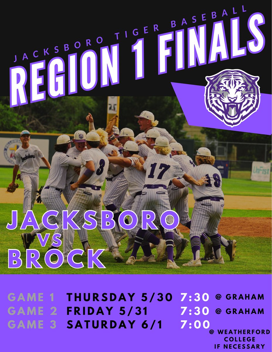 It’s Game Day!! 
Let’s help them get to state! 
Pack the stands,bring your noise makers and get loud!
📍Game 3 at Weatherford College 
⏰ 7:00
🎟️ Sold at the gate 
📻 network1sports.com/station/katxne…
📺 m.youtube.com/@brocksportsne…