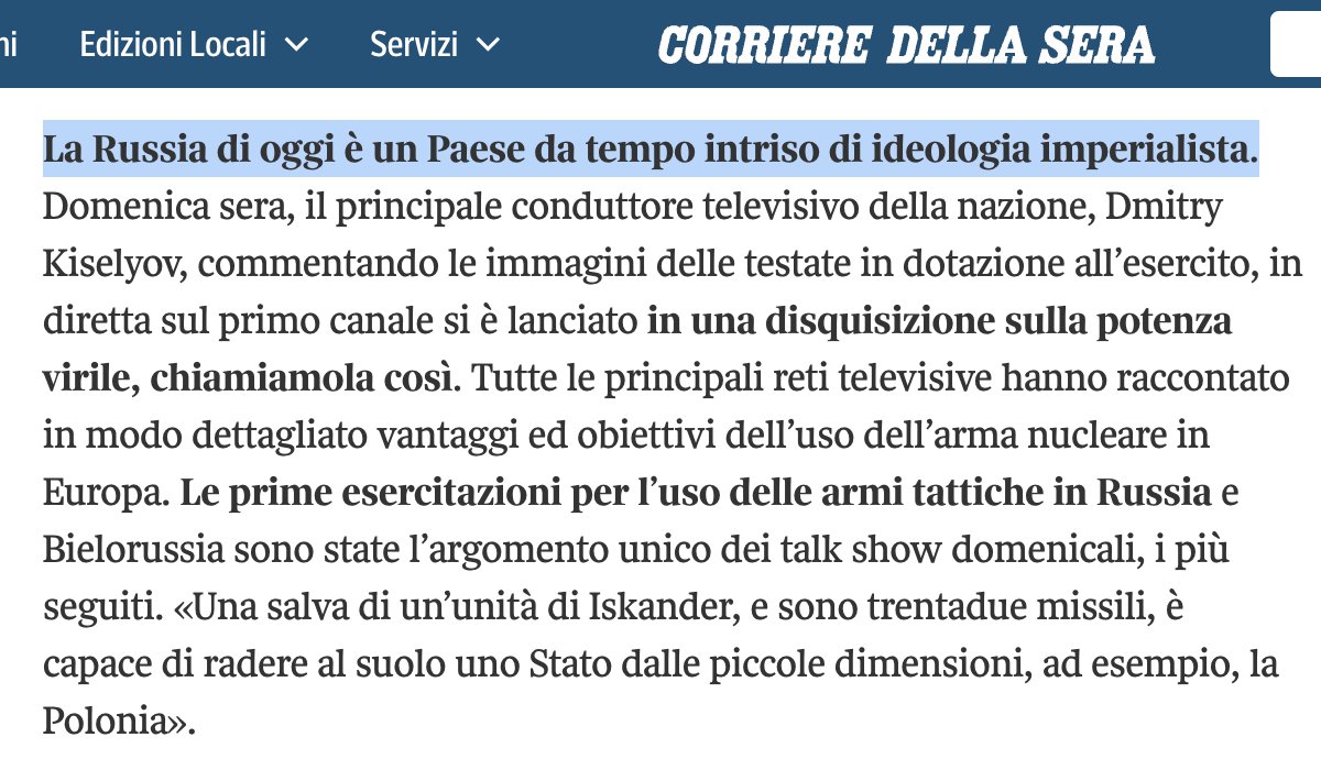 La Russia è il Paese imperialista, secondo i professionisti dell'informazione. Infatti fu notoriamente la Russia a invadere l'Iraq, la Serbia e la Libia...