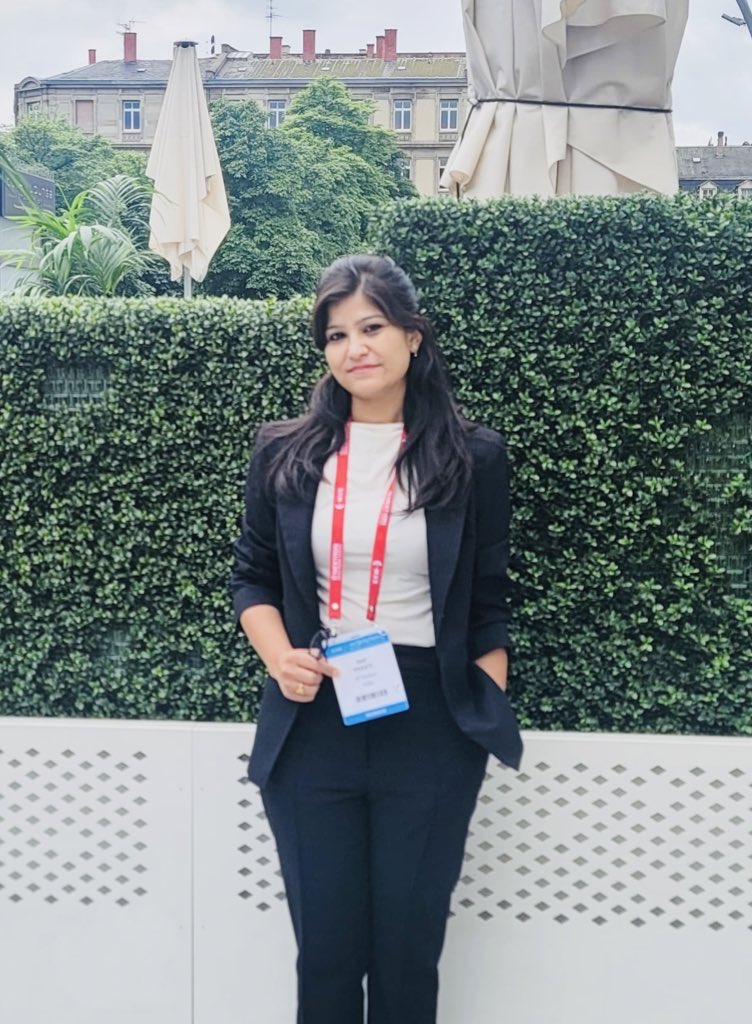 sati_preeti's tweet photo. Honored to receive the Oral Presentation Prize at spring meeting of the European Materials Research Society 2024 #emrs. 
Grateful for the positive response of my work. @RoySocChem @IITKanpur https://t.co/8FIhNavtu3