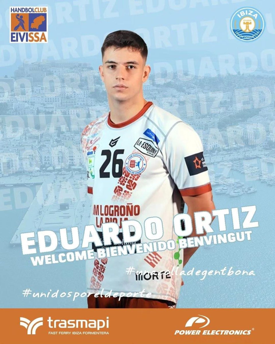 HCEivissa's tweet image. 𝙏𝙍𝘼𝙎𝙈𝘼𝙋𝙄 𝙐𝘿 𝙄𝘽𝙄𝙕𝘼 𝙃𝘾𝙀𝙄𝙑𝙄𝙎𝙎𝘼 𝘼𝙉𝙐𝙉𝘾𝙄𝘼 𝙉𝙐𝙀𝙑𝘼𝙎 𝙄𝙉𝘾𝙊𝙍𝙋𝙊𝙍𝘼𝘾𝙄𝙊𝙉𝙀𝙎 🙌🏽🔝🤾🏽‍♂️Eduardo Ortiz, extremo zurdo proveniente de @ciudadlogronobm 
🤾🏽‍♂️ Mikel Galán, proveniente de @bmSinfin 
❗️BIENVENIDOS❗️#FamiliaNaranja 🟠
#unacolladegentbona