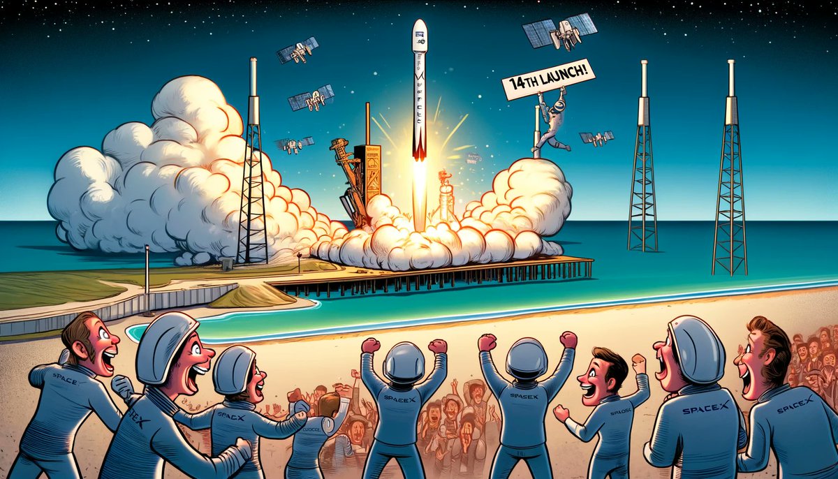 Royalisimo_mat's tweet photo. @BBL_SOLANA @elonmusk Great work by the SpaceX Falcon team launching 14 times in a single month! https://t.co/IidV9LwQgi