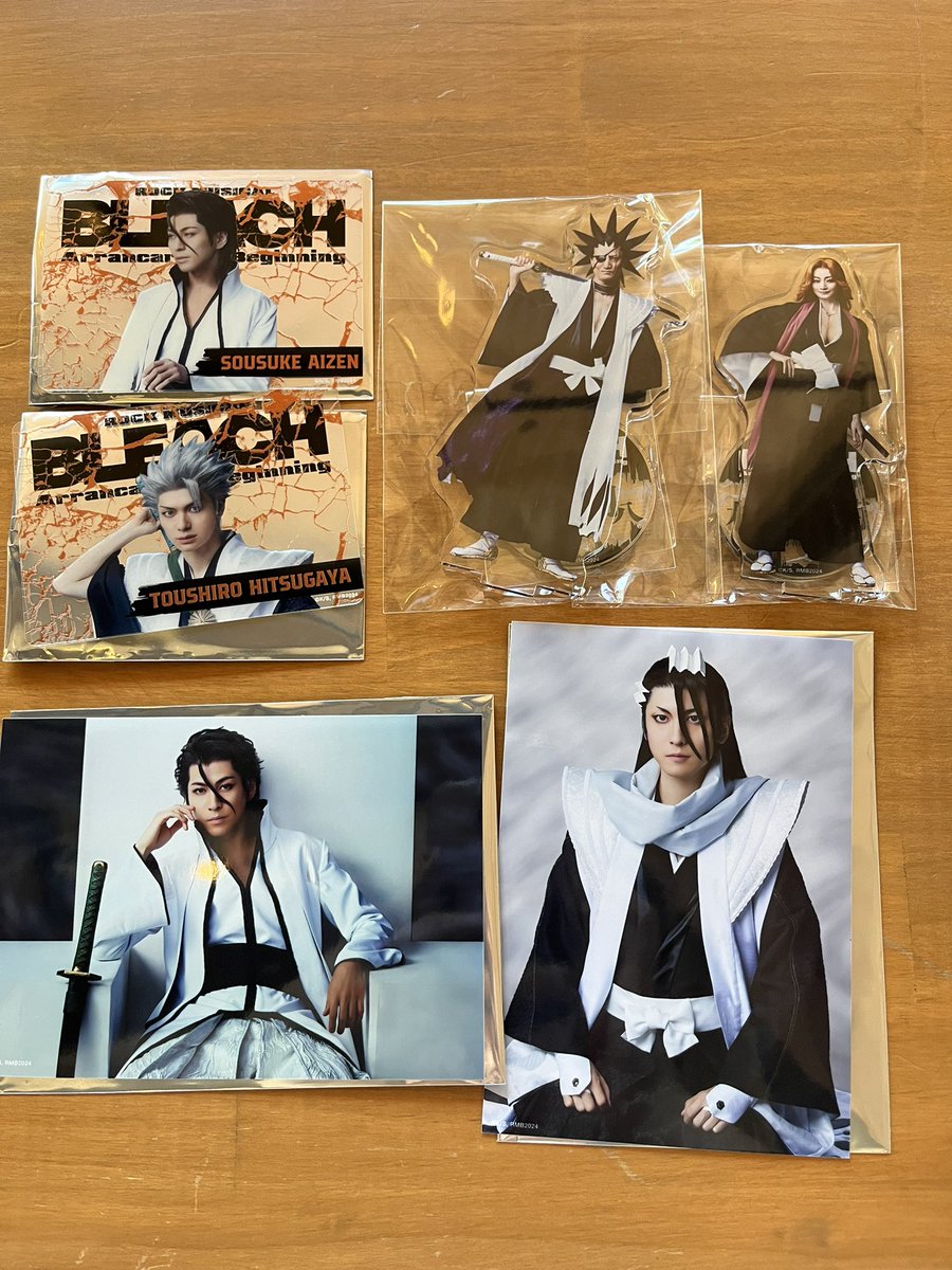 _kakekomigohan's tweet photo. 【交換・譲渡】ROCK MUSICAL BLEACH ブリミュ RMBLEACH

譲)アクスタ:松本乱菊、更木剣八
      ランブロ:藍染惣右介、朽木白哉
      クリカ:日番谷冬獅郎、藍染惣右介

求)定価 or 平子真子

6/1 本日 現地にて交換可能

お気軽にお声掛けください https://t.co/fFqZpl7jGj