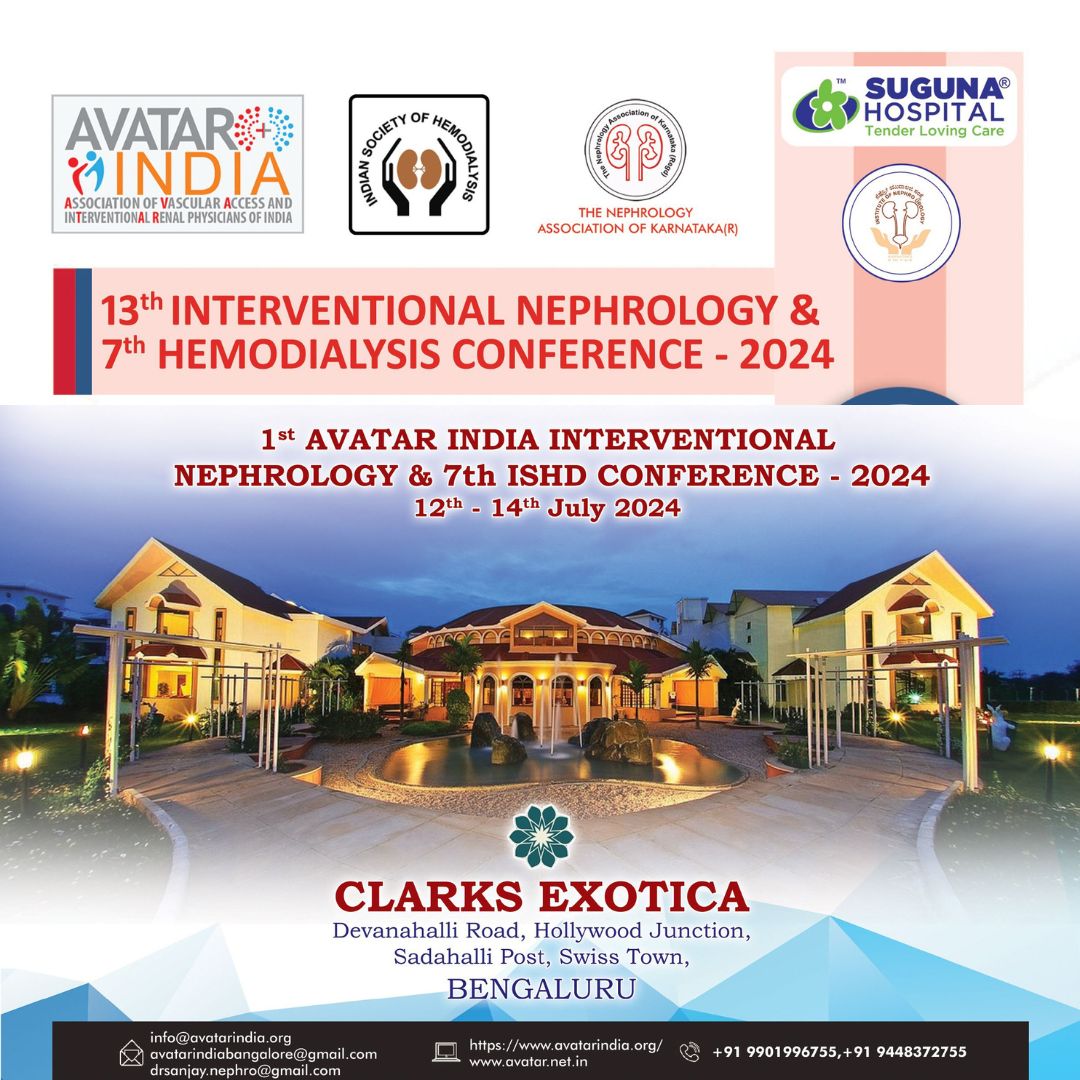 AVATAR India (@avatarorg) on Twitter photo Book your seats for #AVATAR2024 from 12th to 14th July in #Bangalore
Register Now: avatarindia.org
#Nephrology <a href="/isn_india/">Indian Society of Nephrology</a> <a href="/ISNkidneycare/">Int Society of Nephrology</a> #EducationForAll <a href="/NephKarnataka/">Nephrology Association of Karnataka</a> <a href="/MMCNephro/">Institute of Nephrology, Madras Medical College</a> <a href="/OffCMCVellore/">CMC Vellore (Official)</a> #interventionalnephrology #Dialysis #vascularaccess Book your seats for #AVATAR2024 from 12th to 14th July in #Bangalore
Register Now: avatarindia.org
#Nephrology <a href="/isn_india/">Indian Society of Nephrology</a> <a href="/ISNkidneycare/">Int Society of Nephrology</a> #EducationForAll <a href="/NephKarnataka/">Nephrology Association of Karnataka</a> <a href="/MMCNephro/">Institute of Nephrology, Madras Medical College</a> <a href="/OffCMCVellore/">CMC Vellore (Official)</a> #interventionalnephrology #Dialysis #vascularaccess