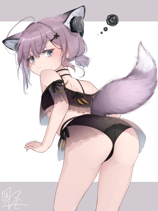 い、いや...!そう尻尾...!尻尾を見てただけだから!って苦しい言い訳をしたい。 