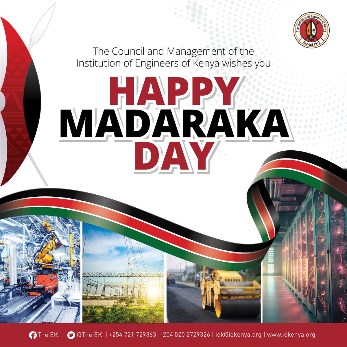 🌟 Happy Madaraka Day! 🇰🇪 Today, we celebrate Kenya's path to self-governance and the spirit of unity, resilience, and progress that defines our great nation. Let us honor the brave heroes who paved the way and pledge to build a prosperous and united Kenya. #MadarakaDay