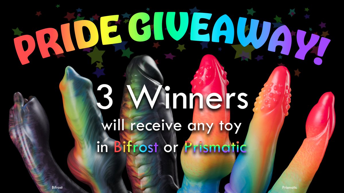 🌈 Celebrate with us! 🌈

We're giving away 3 toys to 3 lucky winners! 
🎉 To enter: 
1️⃣Follow Us 
2️⃣ Like This Post 
3️⃣ Repost this image

Each winner gets to choose one toy in either Bifrost or Prismatic coloration! 🌟

Winners announced on 6/15. Good luck! 🌈✨
#PrideMonth