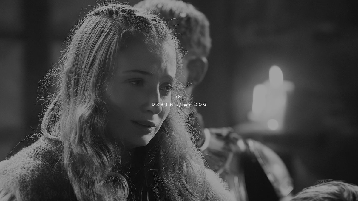 LaurenMichxllx's tweet image. The death of my dog, the stretch of my skin.
It's all washin' over me, I'm angry again.

#Sansa #SansaStark