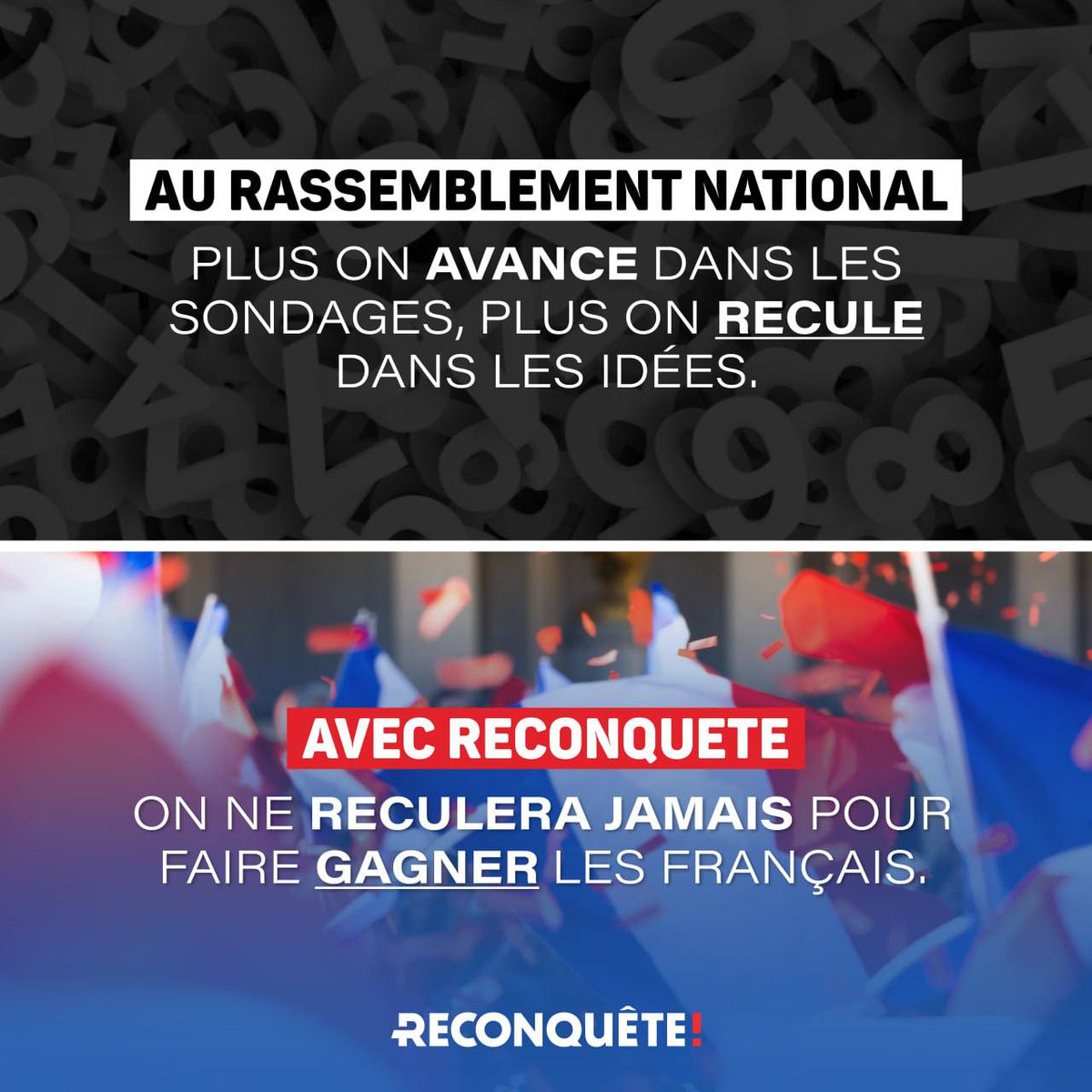 🔴 Le 9 juin, soyez vous-mêmes : votez pour vos convictions.
#VotezMarionLaFranceFière