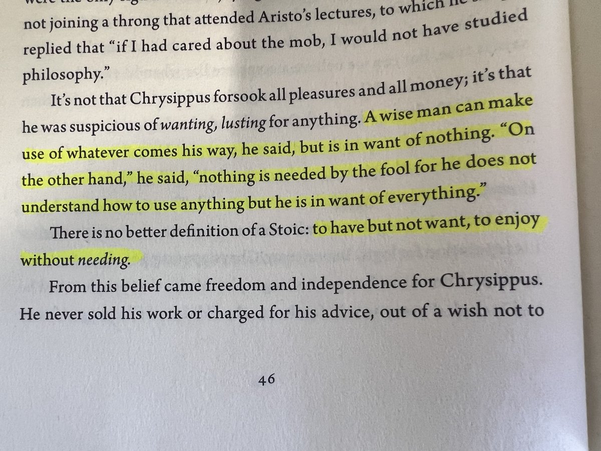 "to have but not want"